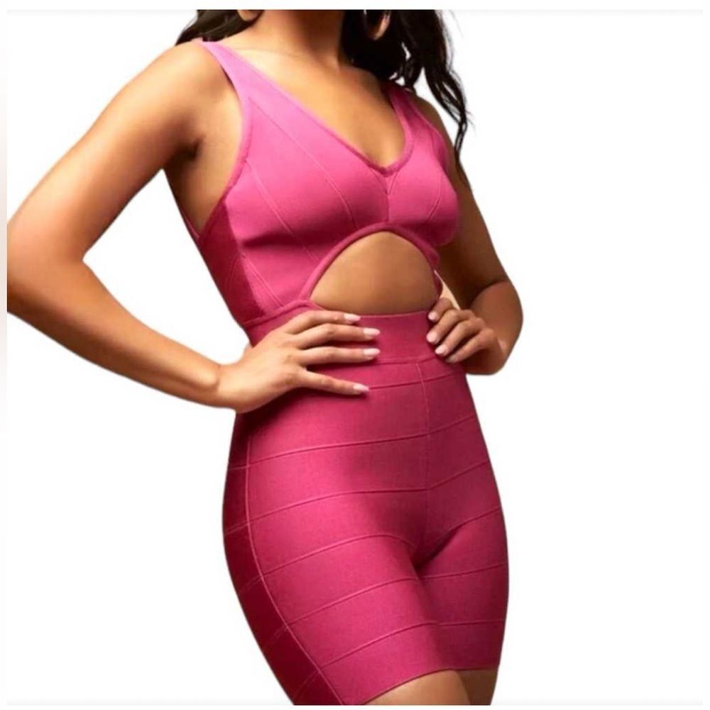 Herve Leger X Forever 21 Cutout Romper